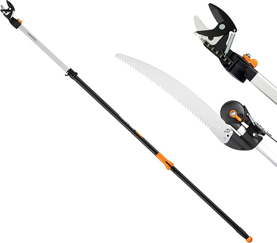 Fiskars 2-in-1 Extendable Tree Pruner and Pole Saw