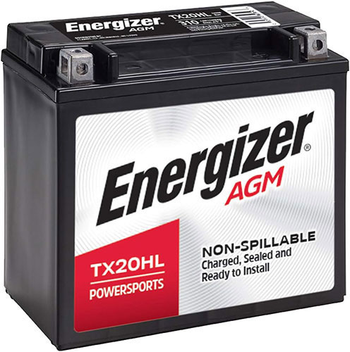 Energizer TX20HL AGM Motorcycle Battery