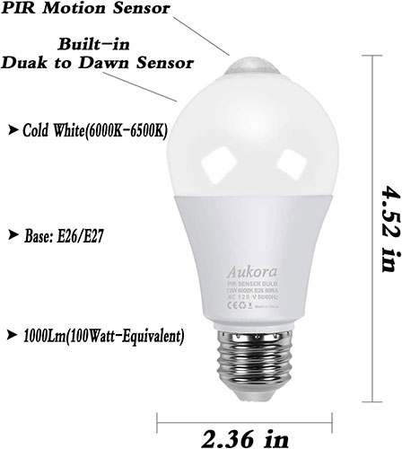 LOHAS LED Motion Sensor Bulb