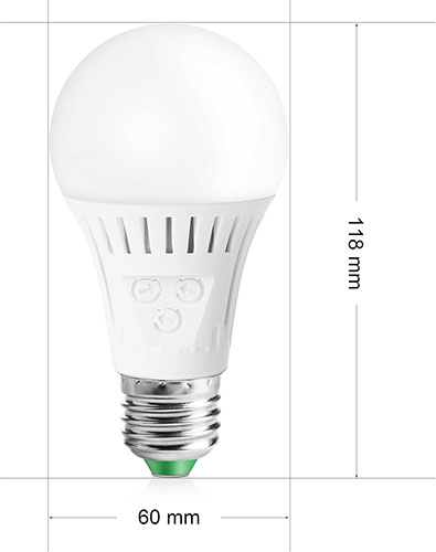 Hykolity Motion Sensor Light Bulb