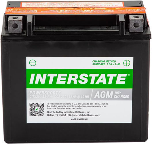 Interstate Batteries YTX20HL-BS