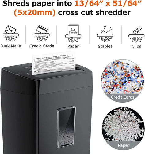 Bonsaii 10-Sheet Paper Shredder