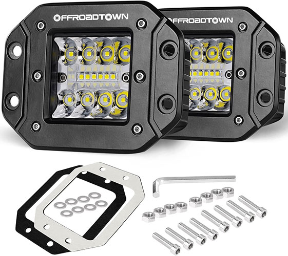 OFFROADTOWN Flush Mount LED Pods 78W