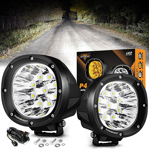 Auxbeam 90W Round LED Offroad Lights