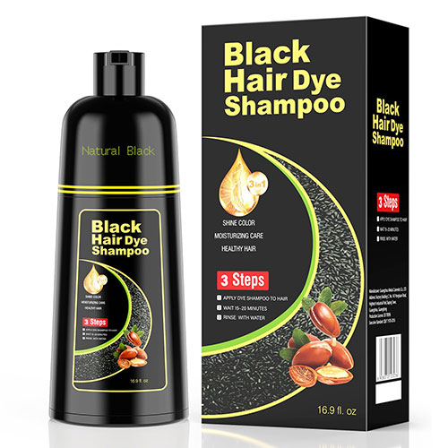 KAISASA Black Hair Dye Shampoo 3 in 1