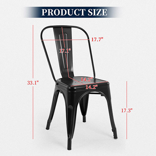 FDW Metal Dining Chairs