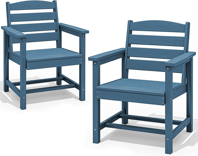 SERWALL Patio Dining Chair Set