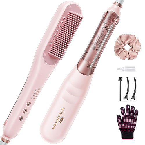Wavytalk Pro Steam Hair Straightener Brush